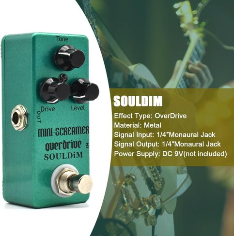 Analog Delay Guitar Effect Pedal with True Bypass Switch Mini Electric Guitar Delay Effect Pedal (Blue delay) in Saudi Arabia