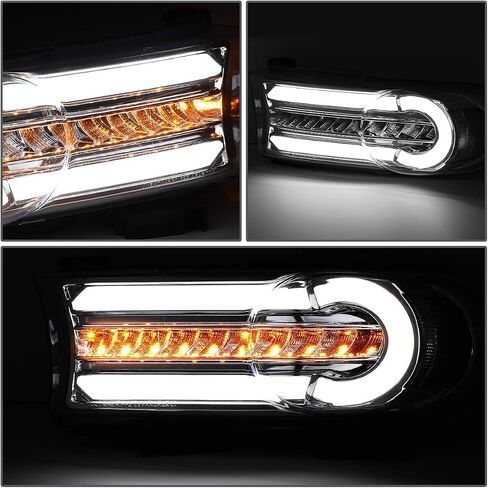 DNA السيارات BL-LB-FJC07-BK-SM-CL1 LED DRL + مطاردة متتابعة بدوره إشارة المصد الأمامي ضوء مصابيح الزاوية in Kuwait