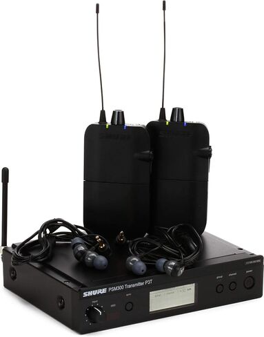 نظام مراقبة شخصي لاسلكي داخل الاذن من شور PSM300 P3TR112TW مع سماعات SE112، Twinpack - نطاق G20 in Saudi Arabia