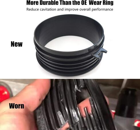 TIKSCIENCE Spark Jet Pump Wear Ring Fit Sea-Doo Seadoo 900 HO Ace Trixx Spark Models 2014-2020 2UP & 3UP, 267000617 267000813 267000925, Black Plastic Ring in Saudi Arabia