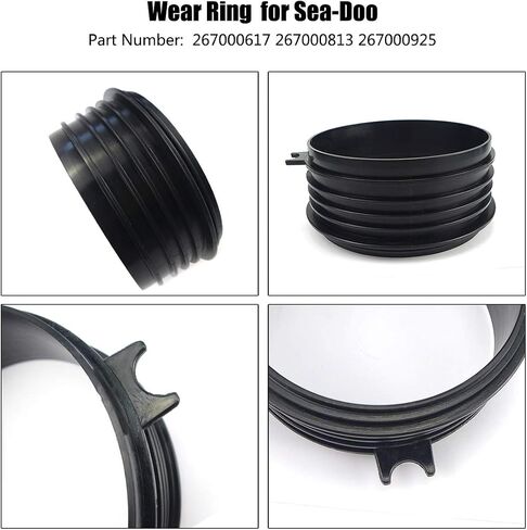 TIKSCIENCE Spark Jet Pump Wear Ring Fit Sea-Doo Seadoo 900 HO Ace Trixx Spark Models 2014-2020 2UP & 3UP, 267000617 267000813 267000925, Black Plastic Ring in Saudi Arabia