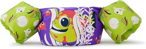سترة نجاة للأطفال من Stearns Puddle Jumper، عوامات سباحة متغيرة الألوان للأطفال، سترة نجاة من النوع III معتمدة من USCG لحمام السباحة والشاطئ والبحيرة وركوب القوارب in Saudi Arabia
