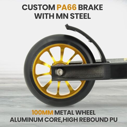 TENBOOM Stunt Scooter for Teens Adults and Kids 8 Years and Up for Boys and Girls Who Want to Play Stunt Action Cool Stunt Scooter Can Be Used for BMX Stunts in Kuwait