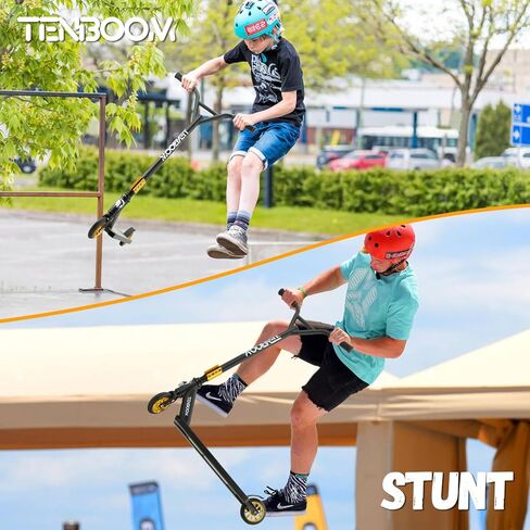 TENBOOM Stunt Scooter for Teens Adults and Kids 8 Years and Up for Boys and Girls Who Want to Play Stunt Action Cool Stunt Scooter Can Be Used for BMX Stunts in Kuwait