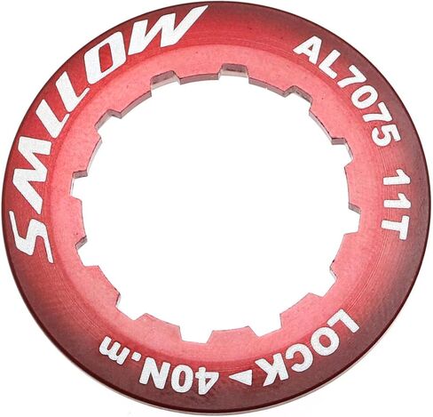 حلقة قفل من سبائك الألومنيوم AL7075 لملحقات دراجة الطريق MTB 11T، باللون الأحمر in Kuwait
