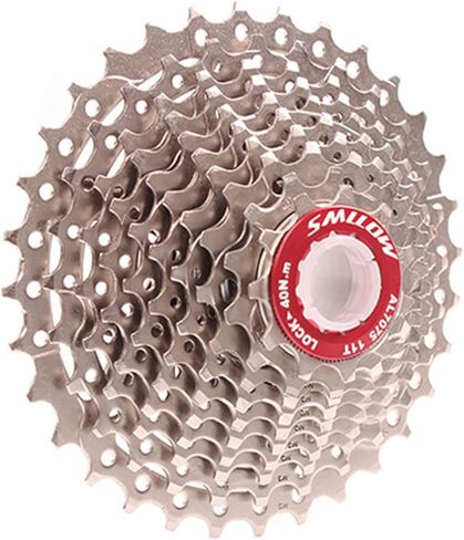 حلقة قفل من سبائك الألومنيوم AL7075 لملحقات دراجة الطريق MTB 11T، باللون الأحمر in Kuwait