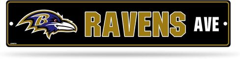 NFL Baltimore Ravens Street Sign, 5 x 24-inches in Saudi Arabia