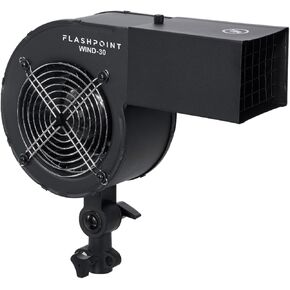 Flashpoint Wind 30 AC-Powered Studio Fan, Adjustable Speed, Remote Controlled, High-Performance Hair Blower for Fashion Portrait Photography and Stage Effects