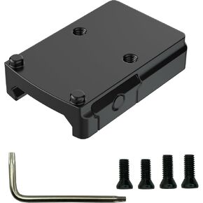 Micro Red Dot Mount RMR Picatinny Mount Reflex Sight Optics Low Proflile Adapter Plate Compatible with RMR/SRO/407C/507C/508T Mounting Footprints