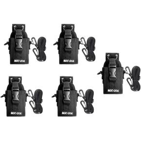 Baofeng ثنائية Way Radio Radio Strong Nylonbag Radio Holster ، 3in 1 CORPOMENT SELISS UV-5R Series UV-82 UV-9R PRO UV-9R PLUS BF-888S HAM RADIO (Black ، 5 Pack)