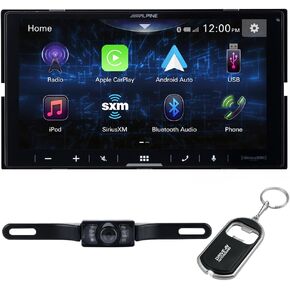 Alpine ILX-W770 6.75" Shallow-Chassis Digital Multimedia Receiver with License Plate Camera
