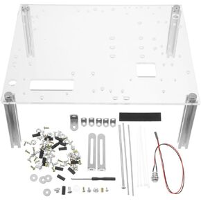1 Set Open Chassis Motherboard Computer Graphics Cards Case Bench Case Open Air Computer Frame Open Air Computer Bracket DIY Bare Frame Aluminum Alloy Desktop Case Video