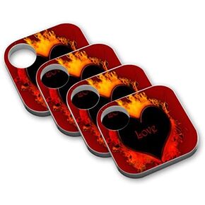 MAYESYSKINS VINYL VINYL STAIL (4 PACK) متوافق مع مفتاح البلاط Finder Finder Finder Cover Skins Love Love