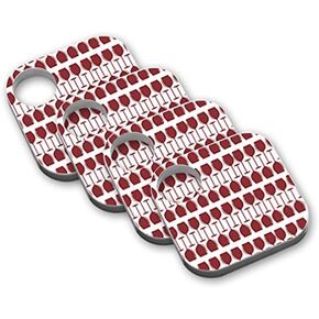 MightySkins Protective Vinyl Skin Decal (4 Pack) Compatible with Tile Key Finder Phone Finder wrap Cover Sticker Skins Red Wine