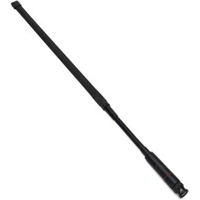 TWAYRDIO 144/430MHz CS Tactical Antenna 2M/70CM 18.7-inch Foldable BNC Antenna for ICOM IC-A14 IC-V8 Vertex HX300 HX320 Kenwood TK100 TK200 Handheld Radio
