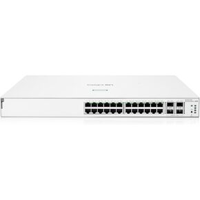 HPE Networking Instant On Switch Series 1930 24-Port Gb Smart-Managed Layer 2+ Ethernet Switch with PoE | 24x 1G | 4X SFP+ | 24x CL4 PoE 195W | US Cord (JL683B#ABA)