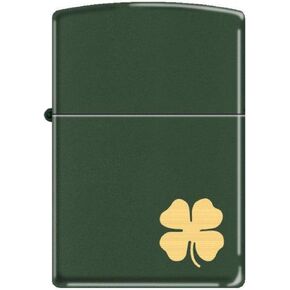 ZIPPO 221 Green Matte CLOVER Wind Proof Lighter