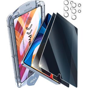 iGluz 4+4 Pack 9H+ Ultra Sensitive Glass for Samsung Galaxy S25 Ultra Screen Protector [0.02S Sensitive Fingerprint ] [Military Grade Shatterproof] Self Installation, Case Friendly, Camera lens protector