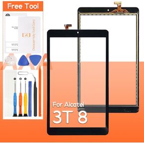 Screen Replacement for Alcatel Joy Tab 2019 9029 9029W 9029Z 8.0 inch Touch Screen Panel Digitizer Screen Replacement Full Assembly Repair Kits