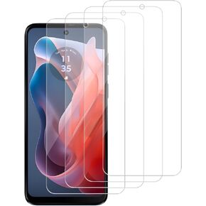 4 Pack Glass Screen Protector Compatible for Motorola Moto G Play (2024) / XT2413 [9H Hardness]-HD Screen Tempered Glass, Scratch Resistant,Easy Install [Case Friendly]