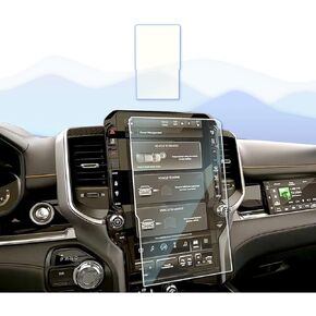 MATTE 2025 Ram 1500 Screen Protector for 2025 Ram Accessories 2025 Dodge Ram 1500 2500 3500 Nav. 14.4Inch Tempered Glass Screen Protector 2025 Ram 2500 Anti Glare Fingerprint