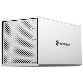 Yottamaster 4 Bay External Hard Drive Enclosure, Aluminum USB C 3.5" HDD Enclosure for 3.5 & 2.5 Inch SATA HDD/SSD, Support 72TB(4x18TB) Direct Attached Storage DAS, Non-RAID [PS400C3]