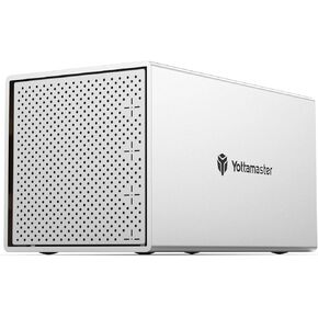Yottamaster 4 Bay External Hard Drive Enclosure, Aluminum USB3.0 3.5" HDD Enclosure for 3.5 & 2.5 Inch SATA HDD/SSD, Support 72TB(4x18TB) Direct Attached Storage DAS, Non-RAID [PS400U3]