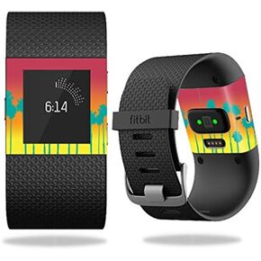 MightySkins Skin Compatible with Fitbit Surge Cover Skins Sticker Watch Sherbet Palms