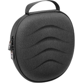Hard Carrying Case for AirPods Max Headphones JSVER Travel Portable Headphone Storage Case Cover Bag, Mesh Pouch with Zipper for Charger and Accessories