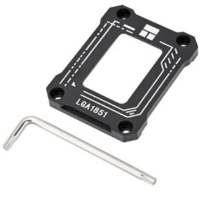 Thermalright Lga1851 BCF Black CPU Curved Pressure Plate,Specially Designed to Support Ultra 200s Series CPUs,Multiple Installations Will not Wear Down The CPU Cover,Comes with L-Shaped Screwdriver