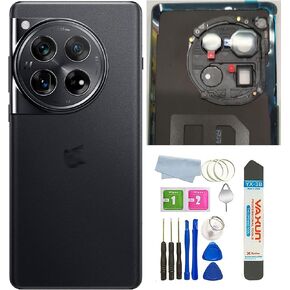 12 Back Glass Replacement for OnePlus 12 5G Back Glass Cover+Tools(Not Applicable oneplus12R 5G) (Black)