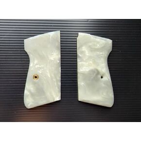 BMPL White Resin Grips Compatible with Walther PPK/S, PP, New PPK/S .22 Cal. Pistol