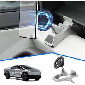 Phone Mount for Tesla Cybertruck Fit for All Phone, Magnetic Phone Holder for Cybertruck Accessories Can be Adjusted 360° (Model)