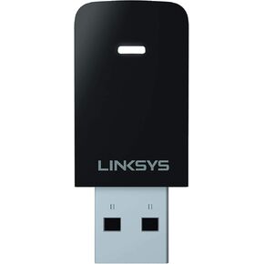 Linksys USB Wireless Network Adapter, Dual-Band wireless Adapter for PC, 600Mbps (AC600) Speed - WUSB6100M