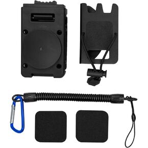 Multifunctional Magnetic Radio Holster Set, Combining a Car - Mounted Holder and A Portable Holster, is Perfectly Compatible with CB, VHF, and GMRS Walkie - Talkies.