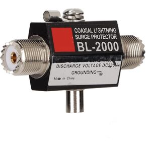 Sanpyl Coaxial Protector, BL 2000 PL259 Female to PL259 Female Comprehensive Coaxial Arrestor
