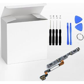 for Sam Sung Galaxy S23 5G SM-S911 Sam Sung Galaxy S23+ 5G SM-S916 Power Button Flex Cable Ribbon Replacement - Volume Button Flex Cable Ribbon Replacement Part for with Repair Tool