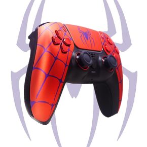 Faceplate Housing Custom Red Spider Front Touch Pad Cover With Tools for PS5 Controller Shell BDM-010