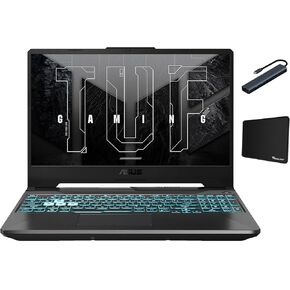 ASUS TUF A15 Gaming Laptop, 15.6’’ FHD 144Hz Display, AMD Ryzen 7 7435HS, 16GB DDR5 RAM, 1TB PCIe SSD, GeForce RTX 3050, Backlit KB, Windows 11 Home, Black with Accessories