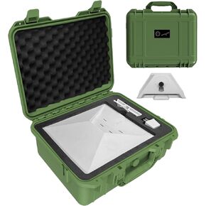 Starlink Mini Outdoor Carrying Case,Carries The Starlink Mini Main Drive and All Accessories,Easy to Carry for Outdoor Activities and Traveling,with a Waterproof and Impact Resistant Case(Green)