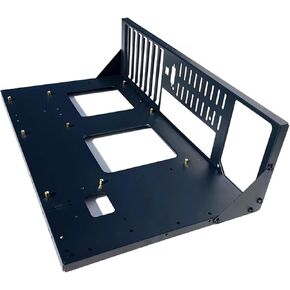 Open Air Frame Computer Case, ATX PC Test Bench Chassis Case Rack, DIY Gaming Computer Case Chassis, ATX Power Supply Unit, SPCC Material Thickened Motherboard Widely Body Heat Dissipation Design