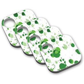 MightySkins Protective Vinyl Skin Decal (4 Pack) Compatible with Tile Key Finder Phone Finder wrap Cover Sticker Skins Green Drops