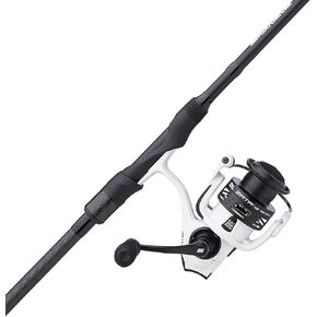 Abu Garcia 6'6" Veritas Spinning Reel and Fishing Rod Combo, Smooth Operation Reel with 10 Stainless Steel Ball Bearings, Carbon Matrix Drag System, Graphite + Powerlux 100 Rod Blank