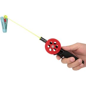 2Pcs Kids Fishing Rod Set Mini Size for Children Fishing 4.5M Nylon Line Reel Suitable for Shrimp or Crab Catching