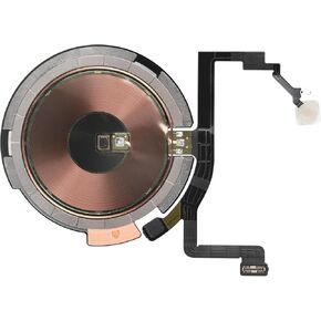 Flash Light NFC Chip Wireless Charging Panel Coil Sticker Flex Cable Replacement for iPhone 14 Repair Flashlight Part Fix Replace for iPhone14 with Metal Bracket