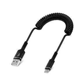 Retractable USB C Charger Car Cable Fast Charging for Samsung Galaxy S25 Ultra/S24 FE/A16/A15/A14/A35/S23/S22/S21/S20,3FT Auto Coilded USB C Carpaly Charger Cable for iPhone 16 Pro Max/15 Pro/15 Plus