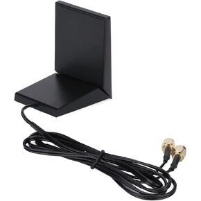 Antenna, 8dBi High Gain 2.4GHz/5GHz Dual Frequency Antenna, Dual RP SMA Connector, Omnidirectional Antenna with 110cm Extension Cord