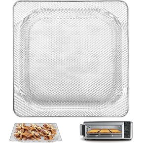 Air Fryer Basket for Ninja Foodi SP101 Digital Air Fryer Countertop Oven, 13.5 * 13.3'' Steel Wire Rack Accessorie Tray for Ninja Foodi SP100, SP101B1, SP101C Convection Oven, Dishwasher Safe