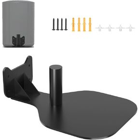 Upgraded Speaker Wall Mount for Bose S1 Pro/S1 Pro+, Hidden Wall Mount Speaker Bracket for Bose S1 Pro, S1 Pro+ Wireless Bluetooth Speaker Wall Mounting Bracket, Black