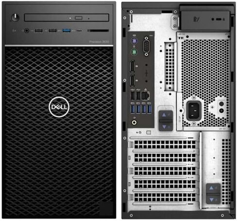 Dell Precision 3630 Tower Desktop Computer, Core i7-9700, 32GB DDR4 RAM, 1TB SSD, Mouse, Keyboard, Windows 10 Pro (Renewed) in Saudi Arabia